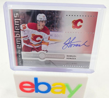 2024-25 Ultimate Collection Samuel Honzek Ultimate Emblems Rookie Auto Flames