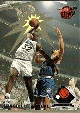 1992 Ultra SHAQUILLE O'NEAL Rejector Rookie Insert Card 4 Magic HOF