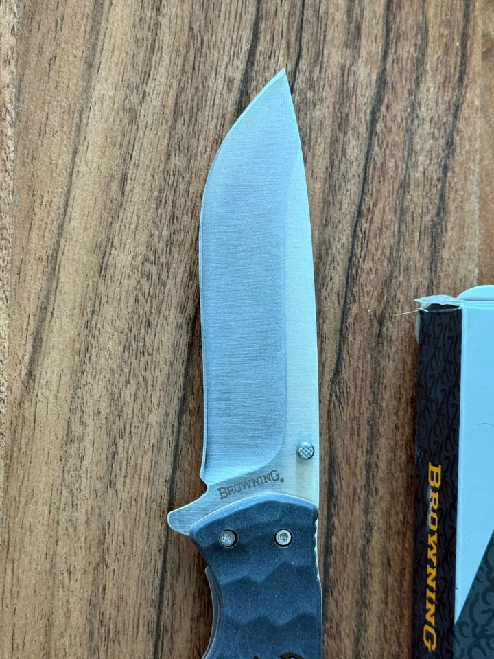 Cuchillos Browning - Modelo 0427B - Inoxidable - Negro - Cuchillo Plegable de Bolsillo Foto 3 de 4