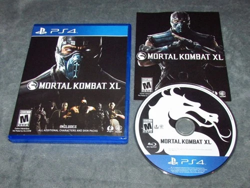 Mortal Kombat XL for Playstation 4 PS4 Fast Free Shipping