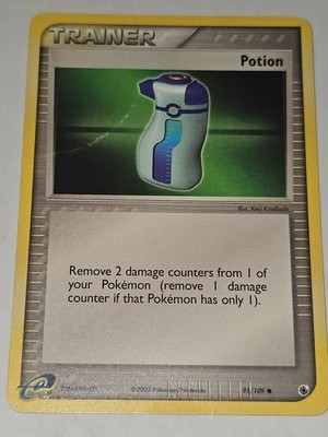 Ruby and Sapphire Potion 91/109, Regular LP, Pokemon TCG