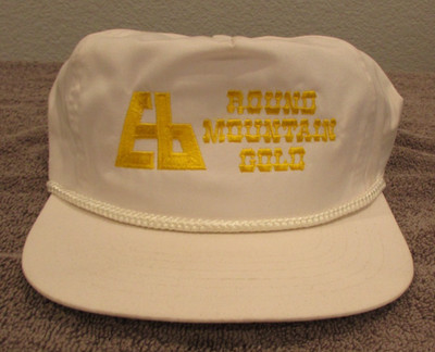 Vintage Echo Bay Minerals Round Mountain Gold Mine Snapback Baseball Hat Nevada