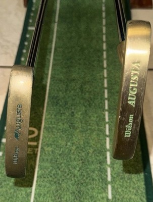 Wilson Augusta Blade Putter   Brass Head   Steel Shaft   Set of 2
