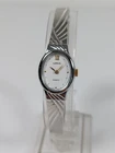 Vtg NOS Lorus Two Tone Quartz Cocktail Watch 17mm Ladies NEW BATTERY V810-6630