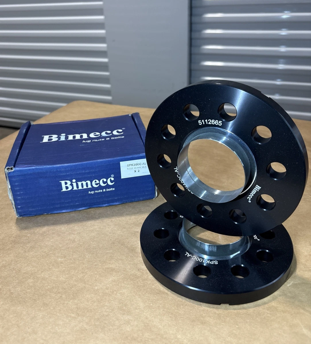 Bimecc SPK100C-AL 5-112 15mm 66.6 x2 photo 1