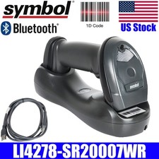 Symbol LI4278-SR20007WR Bluetooth 1D Handheld Barcode Scanner USB Kit W/ Cradle