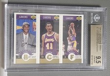 1996-97 Collector’s Choice GOLD #L1 Kobe Bryant Campbell Fisher RC BGS 9.5 GEM M