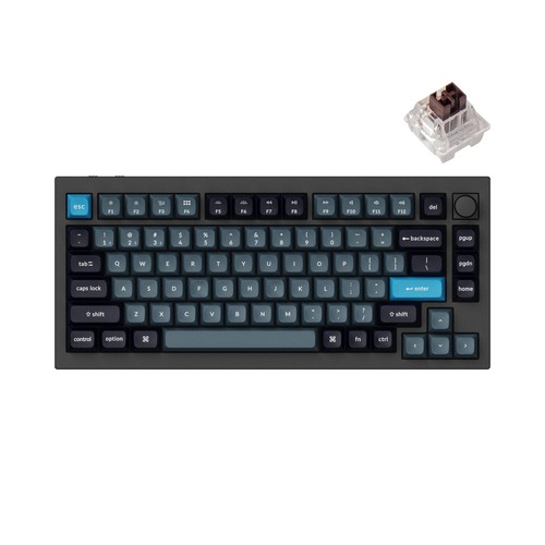 Keychron Q1 Pro Wireless Custom Mechanical Keyboard, QMK/VIA Programmable Ful...