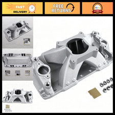 Single Plane Air-gap Intake Manifold For Sbc 350 V8 Engine Performance Upgrade