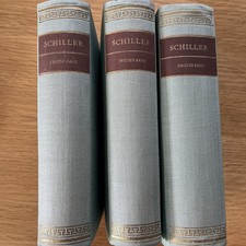 Schiller 3 Bände 1955