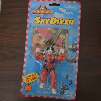 Vintage Imperial arborne Sky Diver Skydiver Paratrooper 1995 PARACHUTE