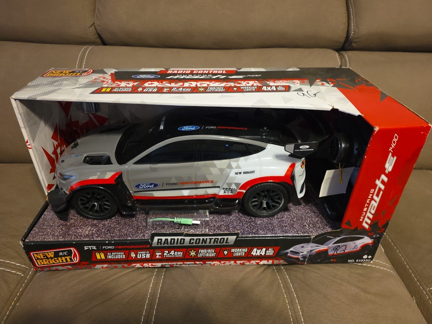 Unopened Rare New Bright RC Ford Performance Mustang Mach E 