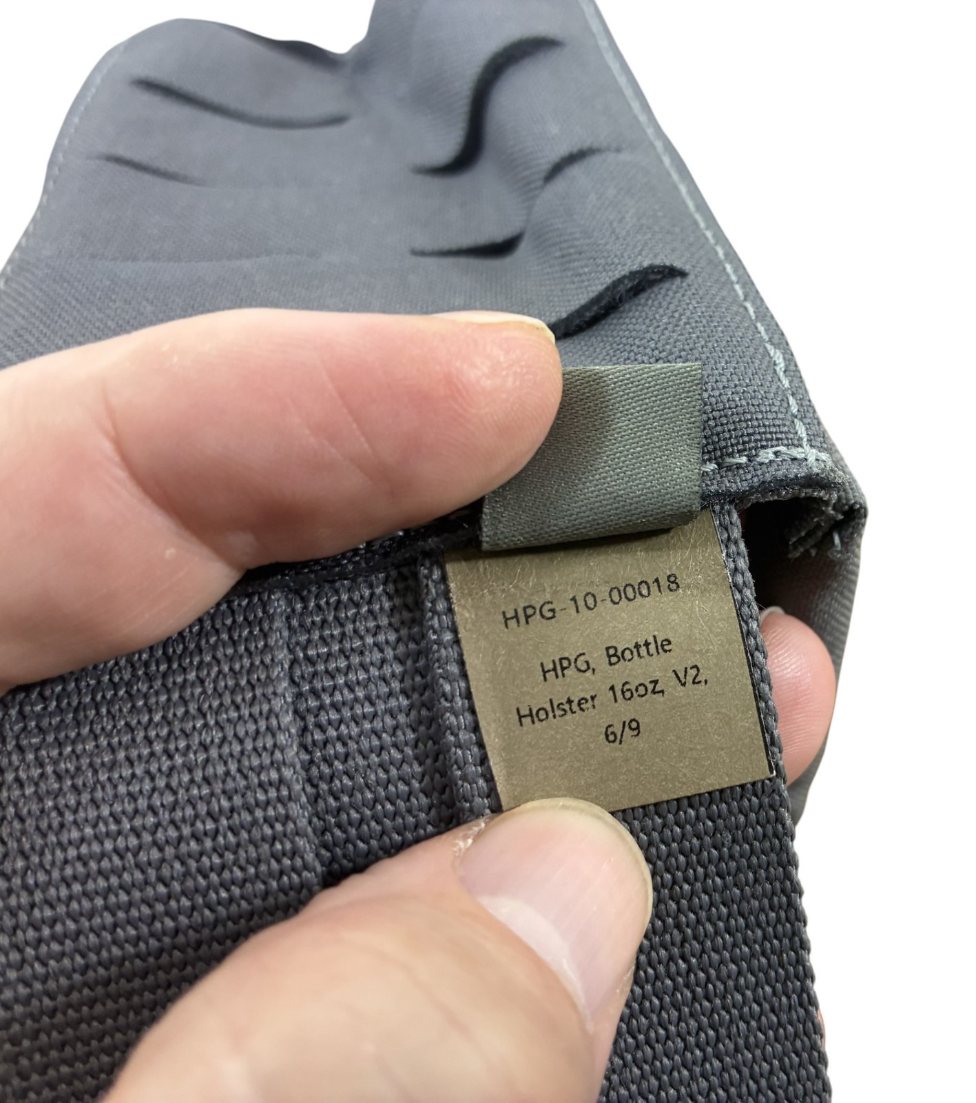 Hill People Gear 3" 16 oz Bottle Holster V2 Pouch Molle Manatee Grey