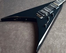 Jackson USA Select KV2 King V Black Floyd Rose JB TB-4 3,60 kg con custodia rigida