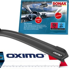 OXIMO Scheibenwischer vorne Mercedes-Benz E-Klasse W210 Blatt Wisch +SONAX-Tuch OXIMO Scheibenwischer vorne Mercedes-Benz E-Klasse W210 Blatt Wisch +SONAX-Tuch