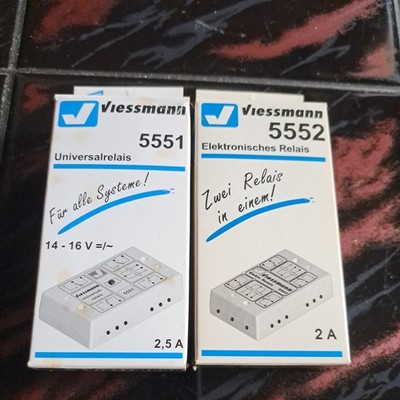 2 × Viessmann Relais 5551+5552 - NEU  OVP