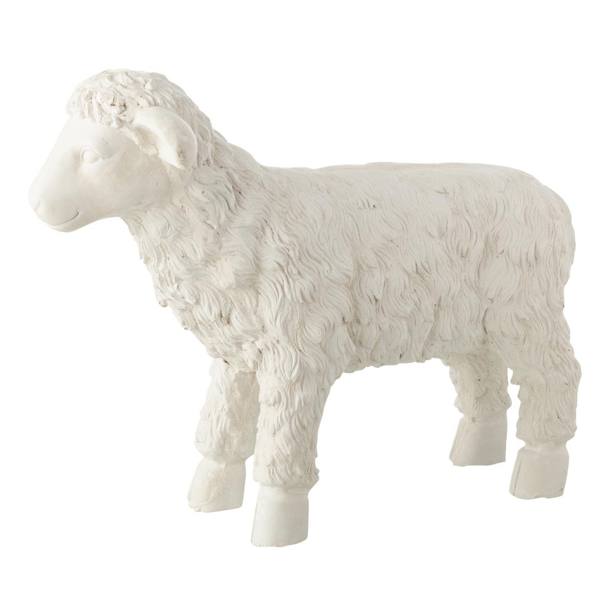 Statue mouton grand format 70cm beige - Décoration de jardin et parc
