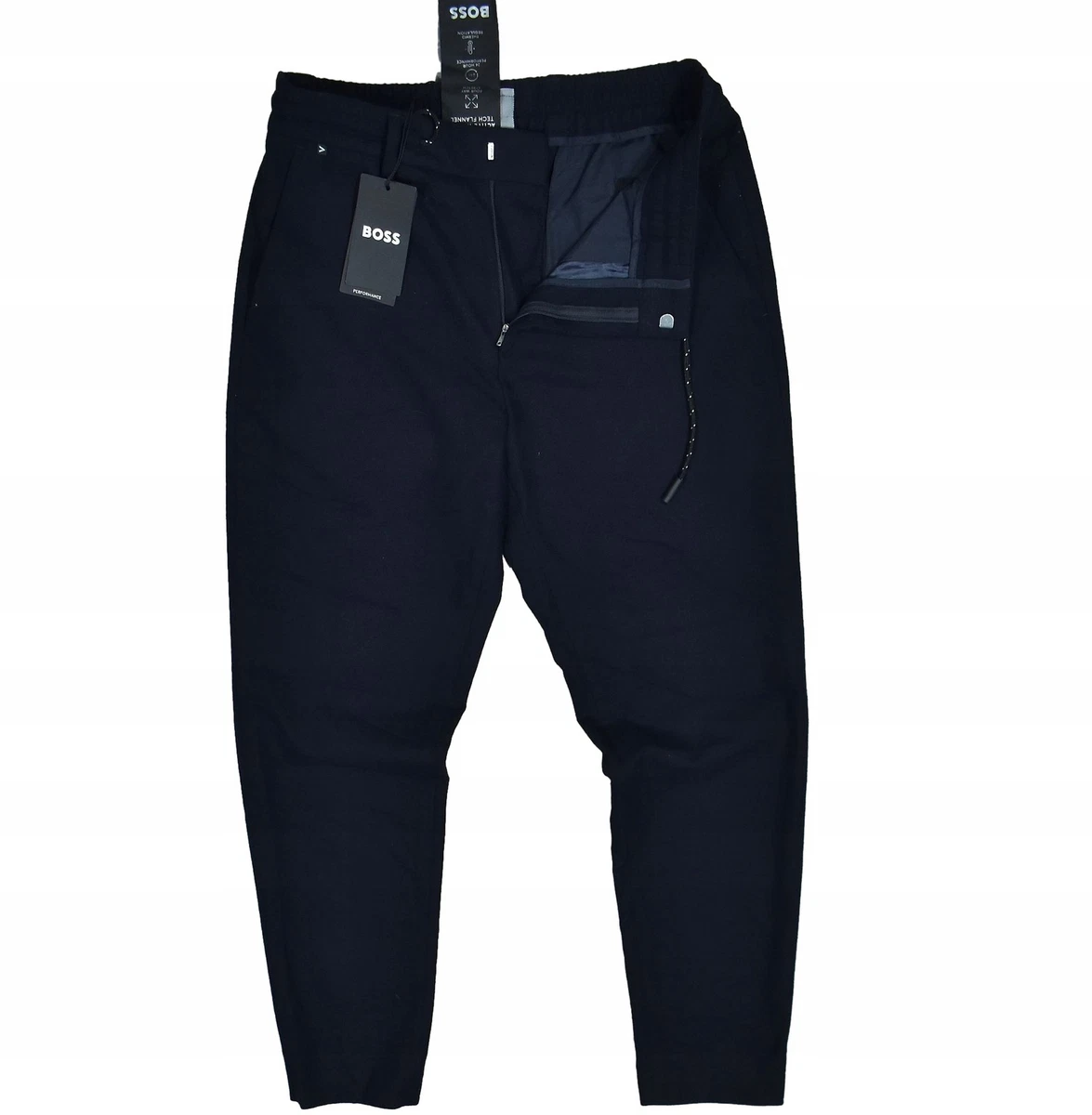 Pantaloni Jogger Hugo Boss Per Ragazzo – Grigio Scuro, Nuovi Con Etichette