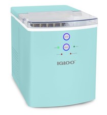 Igloo Electric Countertop Ice Maker Machine 33 Pounds in 24 Hours Aqua