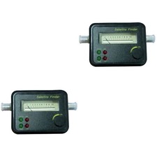2 Pack Satellite Signal Strength Meter Aerial Tester Receiver