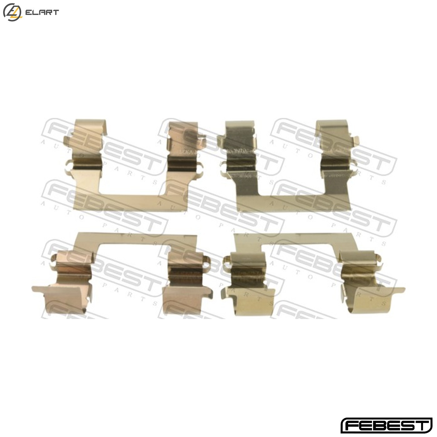 ACCESSORY KIT DISC BRAKE PAD 0403-CSF FOR MITSUBISHI OUTLANDER/III/Van SPACE