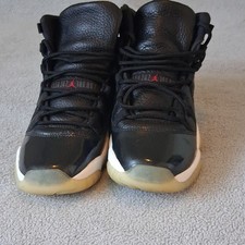 Jordan Air Jordan 11 Retro Boys 6Y Black/White/Red Mid Top 378038-002