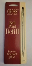 Brand New Vintage Cross Ball Point Pen Refill Blue Ink Fine Point #8512 USA 