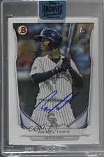 2018 Topps 65/99 Raimel Tapia (2014 Bowman Top Prospects) Buyback Auto 0a6