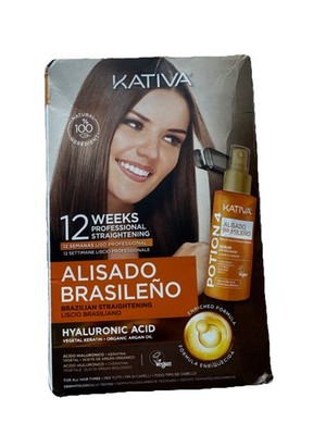 Kativa Keratin and Argan Oil Brazilian Straightening KIT(alisado brasileño) NEW
