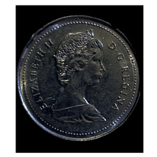 Canada 10 Cents 10C Coin 1989 Queen Elizabeth II D.G. Regina