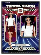 2025 Donruss WNBA Tunnel Vision 1 Caitlin Clark Indiana Fever basketball card