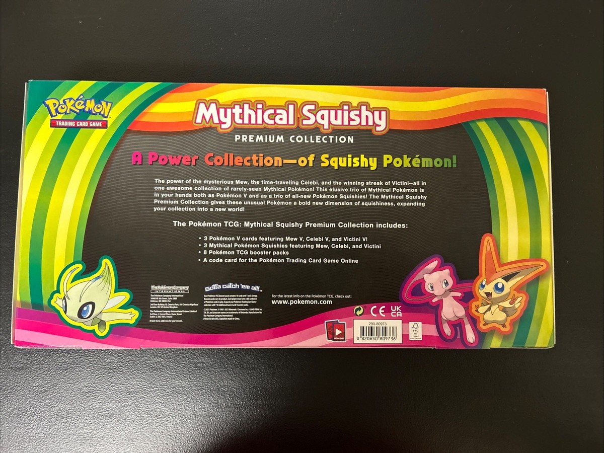 ポケモンカード 英語 Mythical Squishy プレミアム BOX Pokemon Toys Mythical Squishy Premium Trading Card Game