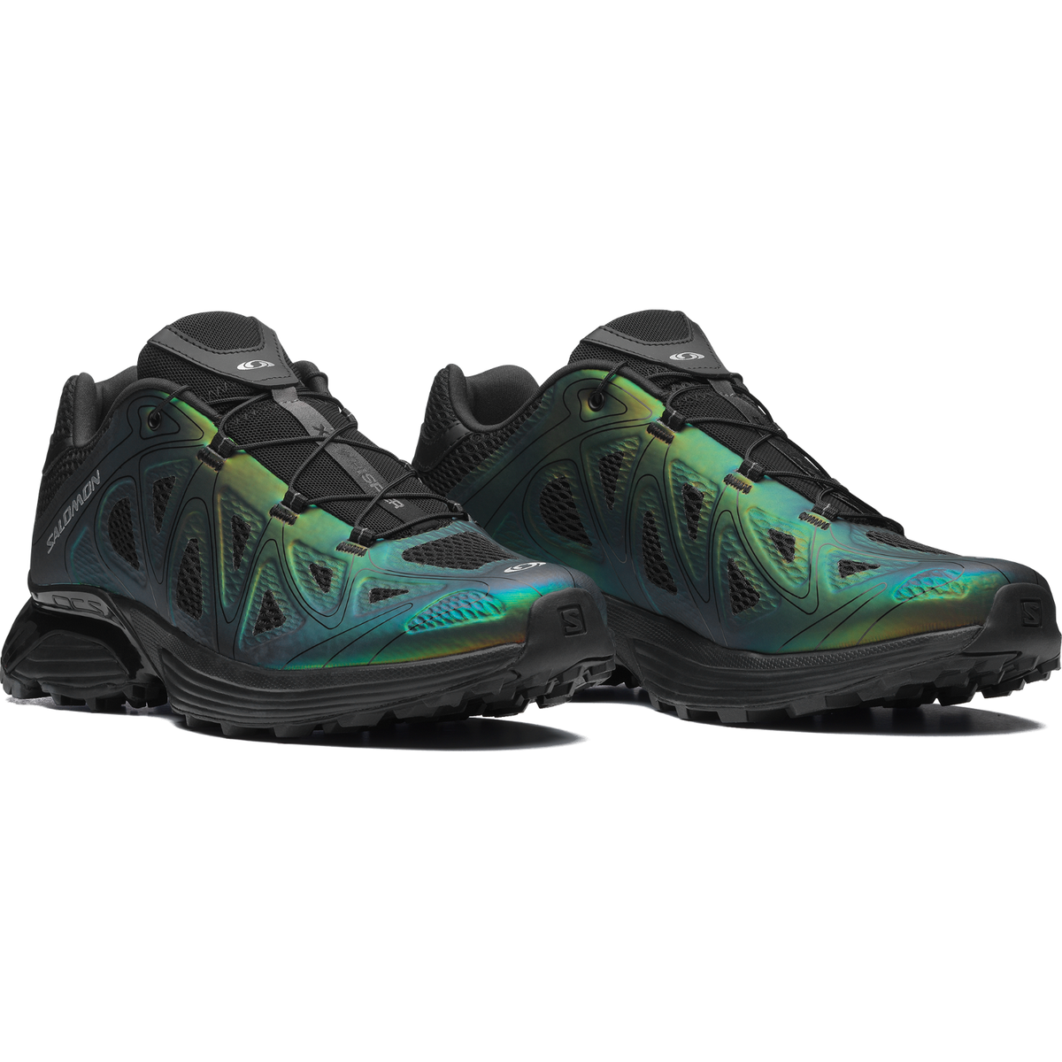 靴 SALOMON XT-WHISPER VOID BLACK SILVER 28 Salomon Unisex - XT-WHISPER VOID - Black/Silver Metallic