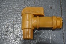 Dixon Pedf75 3/4" Npt Polyethylene Drum Faucet, Gold Color, Free Shipping