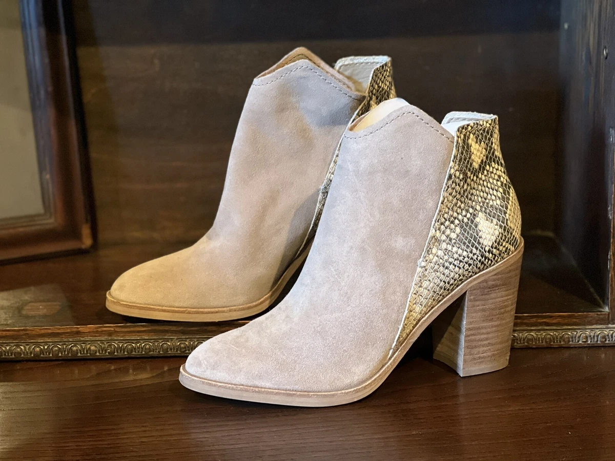 Dolce vita top snakeskin booties