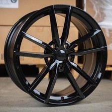 19" AUDI Q2 2016-2026 GLOSS BLACK PRETORIA DESIGN 8J ALLOY WHEELS / SET OF 4
