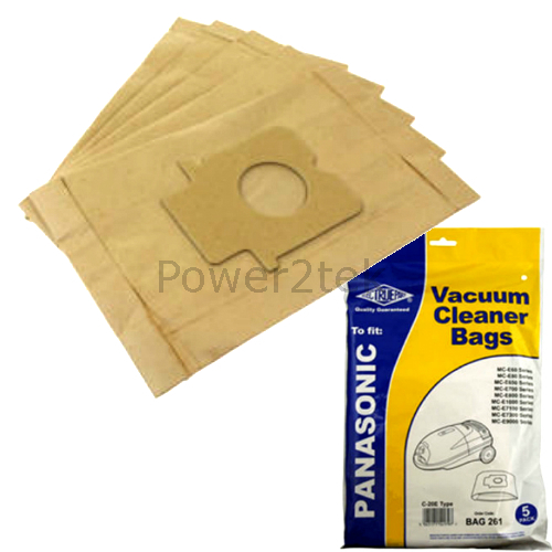5 x C-20E Dust Bags for Panasonic MC 