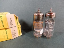 Amperex 6084 Gold Pin Vacuum Tube Amplitrex Tested 111% GM Seimens Dud Included