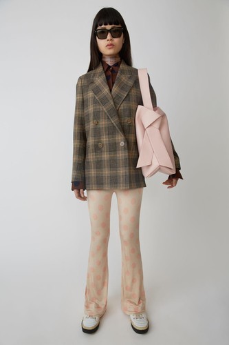 ACNE STUDIOS WOOL CHECKED DOUBLE BREAST PLAID BLAZER 34 - Picture 4 of 5