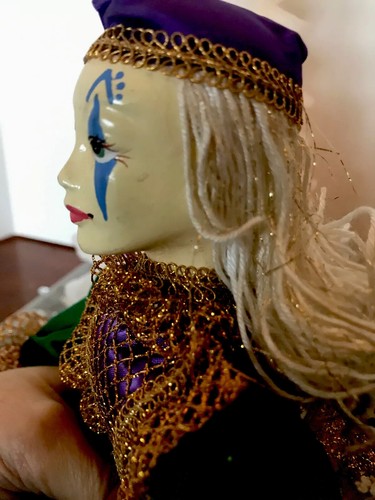 Xmas Porcelain Faced Posable Russian Dancer Dolls - Picture 3 of 7