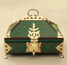 Jewelry Box Wooden Trinket Bride Gift Wedding / Anniversary Ornament / Gem Box