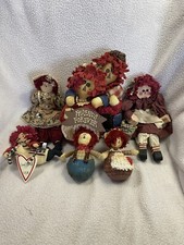 Set Of 6 Raggedy Anne Raggedy Andy All Original