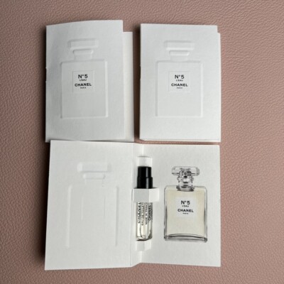 Chanel N°5 L'Eau EDT Sample Size Set Of 3 x 1.5ml/0.05floz