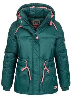 Damen  Jacke  Winterjacke mit Kapuze von Stitch and Soul gesteppt  warm