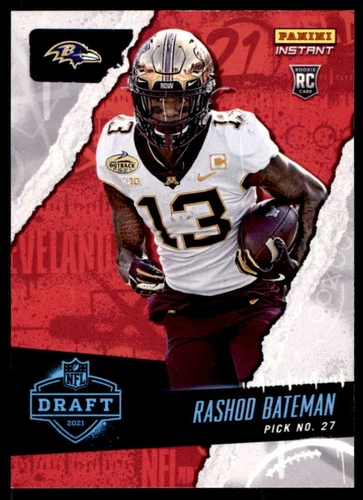 2021 Panini Instant NFL Rashod Bateman #17