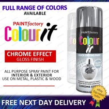 All-Purpose Spray Paint Aerosol Matt Gloss Satin Metal Wood Plastic 400ml - B14