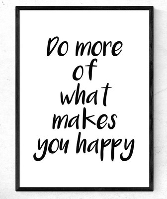 inspirational motivational quote poster a4 print happiness quote ebay