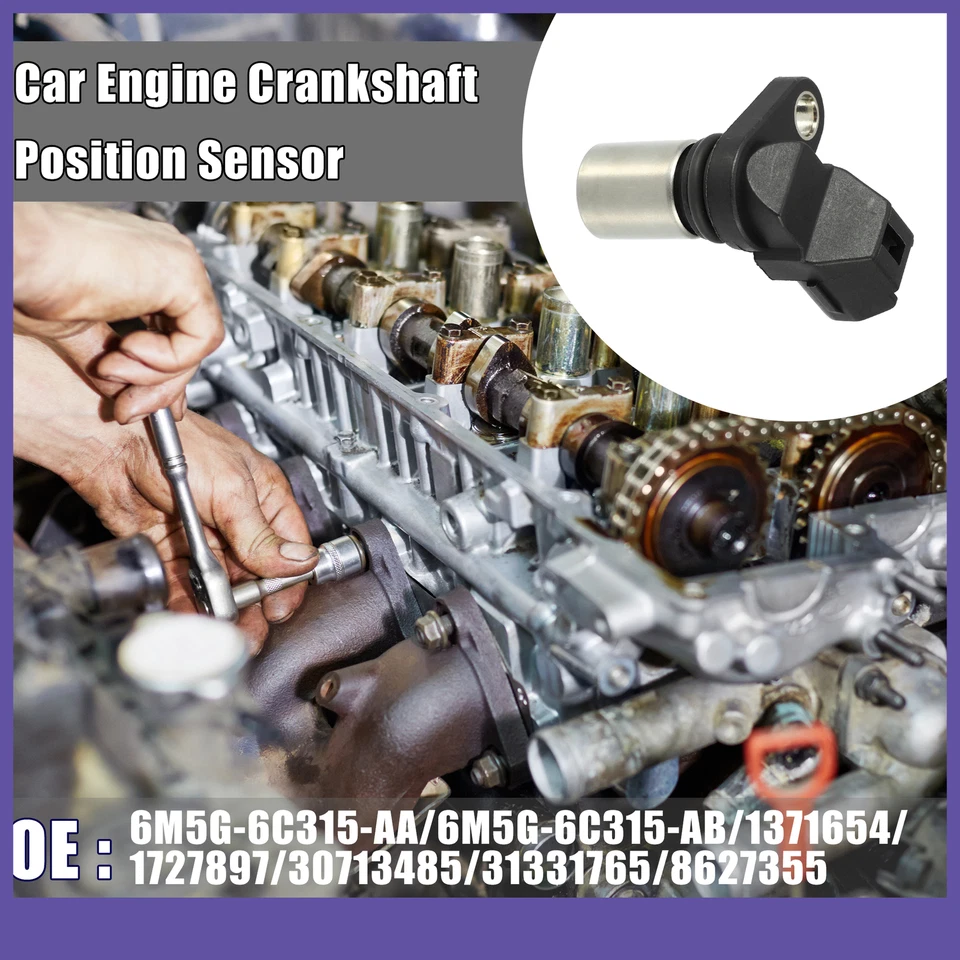 Car Engine Crankshaft Position Sensor Single Custom for Volvo V50 for FORD - Изображение 2 из 4