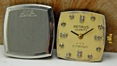 Vintage Benrus Quartz Citation Morioka Tokei Y481C wrist watch