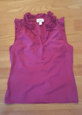 ann taylor loft sleeveless blouse